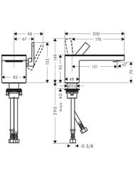 ��������� Axor MyEdition 47010600 ��� �����������, �������������, ������� ��������, ����/���� ������