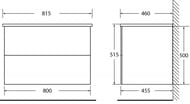 ������! ����� ��� �������� BelBagno ETNA-800-2C-SO-RN-P 800�455�500 ���������, ����: Rovere Nature