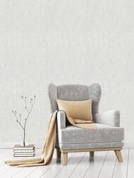 Обои виниловые на флизелине Marburg City Romance (1,06х10,05) штукатурка, белые 35026 (рул.)