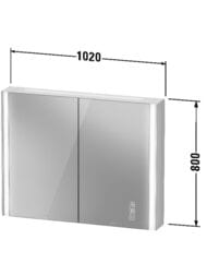 �������-���� Duravit XViu 1020�800�156 � ����������, ������, �������, 2 �����, ������� XV71430B1B1
