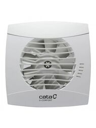 Вентилятор Cata UC-10 HYGRO накладной 110м3/ч 26дБ, таймер откл., датчик влажн, белый