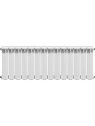 Радиатор алюминиевый RIFAR Alum Eco 350 (415х1134х90) 14 секций, 1820 Вт, бок.подкл. белый