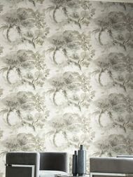 Обои флизелиновые Carlisle & Co. Signature Prints (0,685х8,23) серые LX1302 (рулон)