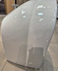 Уценка! Унитаз подвесной BelBagno Sfera-R (500x365x350) безободковый, белый BB513CH