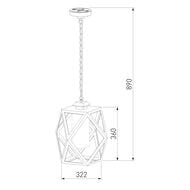 Уличный подвесной светильник Elektrostandard Ambra, черный