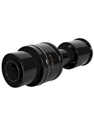 Оголовок STOUT вертикальный с ветрозащитой традиц.коакс. D60(п)/100(п) ЧЕРН. узкий SCR-6010-800012
