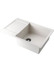 Мойка Omoikiri DAISEN 78-LB-PA (780х510х230) врезная, артгранит, пастила 4993688