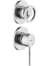 Смеситель для душа Nobili SOLE WE81102/1SOIX  встраив.,однозахват.,наружная часть,нержавеющая сталь