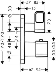 ��������� Axor Urquiola 11732 ���������������� � �������� ��������, ������� �����, ����