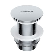 Донный клапан WasserKRAFT A244 Push-up для раковины без перелива, цвет: хром — миниатюра 1
