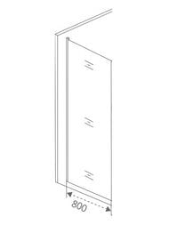 ������ ������� GOOD DOOR BAS ALTAIR SP-80-C-CH (80�195) ������� ����/������ ����������