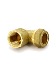 Уголок для медной трубы, 15х1/2"В обжим, латунь
