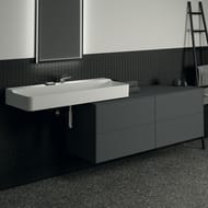 Тумба под раковину Ideal Standard CONCA (1585х505х550) 4 ящика, антрацит, со столешницей T4325Y2