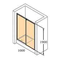 ������� ����� HUPPE X1 100�190 ����������, ����.�������, ������ ���������� AntiPlaque 140401.069.322