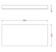������! ������� ArtCeram Square Mini 400x860 ACS011