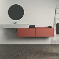 Тумба под раковину Ideal Standard CONCA (1585x505x370) 2 ящика, закат, со столешницей T4315Y3