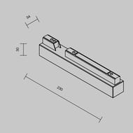���� ������� ������������ Maytoni Gravity (�������) TRX010DR2-200B, S35 48�, 200��, ������, IP20