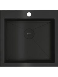 Мойка Omoikiri AKISAME 51-GB (510х510х200) монтаж врезной/вровень, графит, 4997013