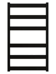 GROTA BREZZA Полотенцесушитель "Лесенка" водяной 530x900 черный матовый, диаг/ниж.подкл. 1/2"