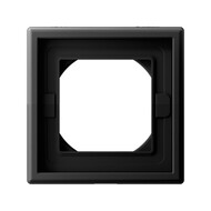 Рамка Systeme Electric ARTGALLERY 1 пост, IP44, карбон, GAL441001