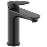 Смеситель для раковины Duravit Wave M однозахватный, низкий излив 111мм, цвет: черный WA1020002046