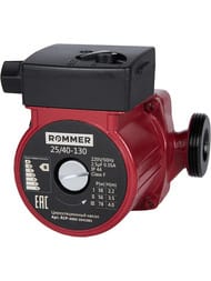 Насос циркуляционный ROMMER RATE 25/40-130 RCP-0002-2541301