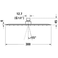 ������� ��� Duravit UV0660031010 1 �����, ������ 26 �/���., 300�300 ��, ����