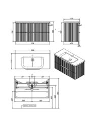 ����� ��� �������� Caprigo RAIN 100 (976�446�550) ���������, 2 �����, ���� ��� ���� 36514-SF023