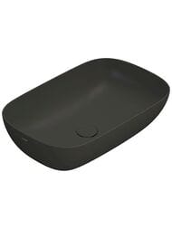 Раковина Globo T-EDGE (600х380х160) накладная, без отверстия под смеситель, цвет Smoke B6R60SK