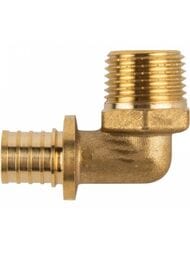 Уголок РОСТЕРМ 20х1/2"Н, латунь, 20ELB-12EXT