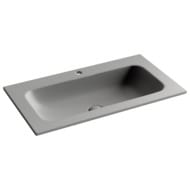 Раковина накладная Ceramicanova Grace CN7012MH 810х457х137 прямоугольная, антрацит матовый