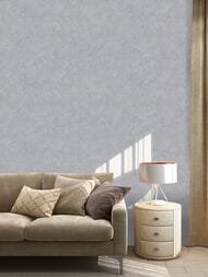 Обои флизелиновые Hygge II Summer Hg10 011/1 (1,00х10,05) штукатурка, серые (рул.)