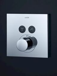 Смеситель Axor ShowerSelect 36715000 для душа встраиваемый, термостат, 2 потребителя, хром