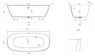 ����� ���������� Salini Sofia Wall S-stone 102522MRH 1700�800�580 ���. ������, ���. RAL �������