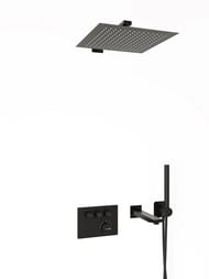 Душевая система WasserKRAFT A7458.219.162.302.240.217.220 Thermo с изливом, черный Soft-touch — изображение 5