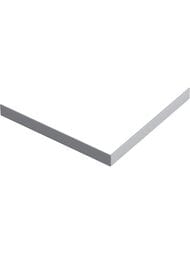 Экран GOOD DOOR BAS ABS Essentia 900х900 Soft-touch, цвет: графит (квадратный)