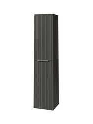 Шкаф-пенал Caprigo RAIN L (350х332х1600) подвесной, 2 двери, цвет Графит 36550L-SF019