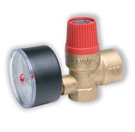 Клапан предохранительный с манометром Watts SVM 1/2" x 3/4" 3,0 бар  10004648