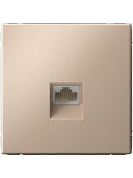Розетка Systeme Electric ARTGALLERY компьютерная RJ45, кат. 6A, механизм, песочная, GAL001286