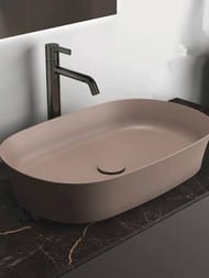 Умывальник IPALYSS Ideal Standard (600х380х120) накладной, без перелива, kashmir E1396V4