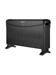 Конвектор Thermex Cadorna 2000 Black (325х525х170) до 25 кв.м, 2 кВт, мех.упр, черный
