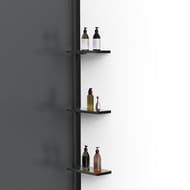 Душевая перегородка Vincea Walk in WS 900x2000 VSW-1HWS900GFB   черный — миниатюра 2