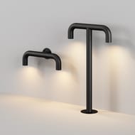 Настенный светильник Maytoni Sleek (Слик) O477WL-L4GF3K, 3000К 4Вт IP 65, графит