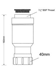 ����� ���������� McAlpine (1 1/4"�40��) ������������ ����� FTWM-40