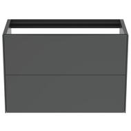 Тумба под раковину Ideal Standard CONCA (800x373x540) 2 ящика, антрацит матовый лак T4352Y2