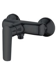 Смеситель для душа ESKO Lagos Black LG80B настенный, однозахватный, без излива, цвет: черный