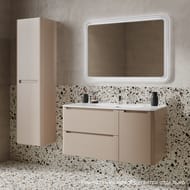 Тумба под умывальник IDDIS Edifice 1000х462х500 подвесная, 2 ящ., 1 дверь, капучино EDI10C0i95