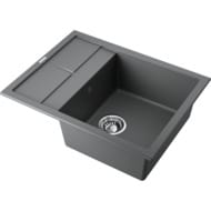 Мойка Omoikiri SUMI 65-PL (650х500х230) врезная, тетогранит, платина 4993675