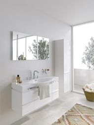 Тумба под умывальник Laufen CASE for Living Square 4.0131.1.075.463.1 (1300х475х460) 1 ящ., 2 дв., белый матовый