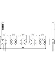 ��������� ��� ���� Almar Modular ���������. ������������, �� 3 �����������, ���� ����������� ����� ������������� AISI E180434.316